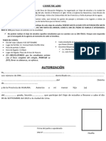 Autorización: Comunicado