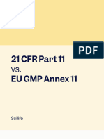 21 CFR Part 11 EU GMP Annex 11 Conparison 1698597645