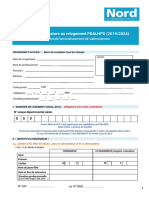 Fiche de Candidature - Arrondissement de Valenciennes - Juin 2022 DOSSIER PDALPD