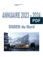 Annuaire de La Dsden Du Nord 2023 2024 25653