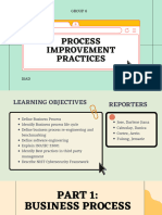 ISAD GROUP 6 Process Improvement Practices