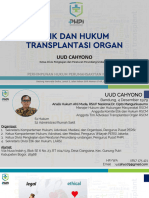 ETIK DAN HUKUM TRANSPLANTASI ORGAN