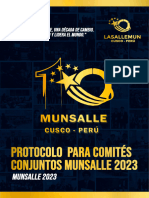 Protocolo Comités Conjuntos Munsalle Cusco 2023