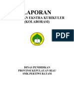 LAPORAN KEGIATAN KOLABORASI OSIS DAN EKTRA LAIN Pertiwi