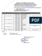 Jadwal Sas Ganjil Mts Darussalam 2023