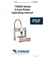 Fisnar Operating Manual F73 7400N Desktop Robot 3 Axis