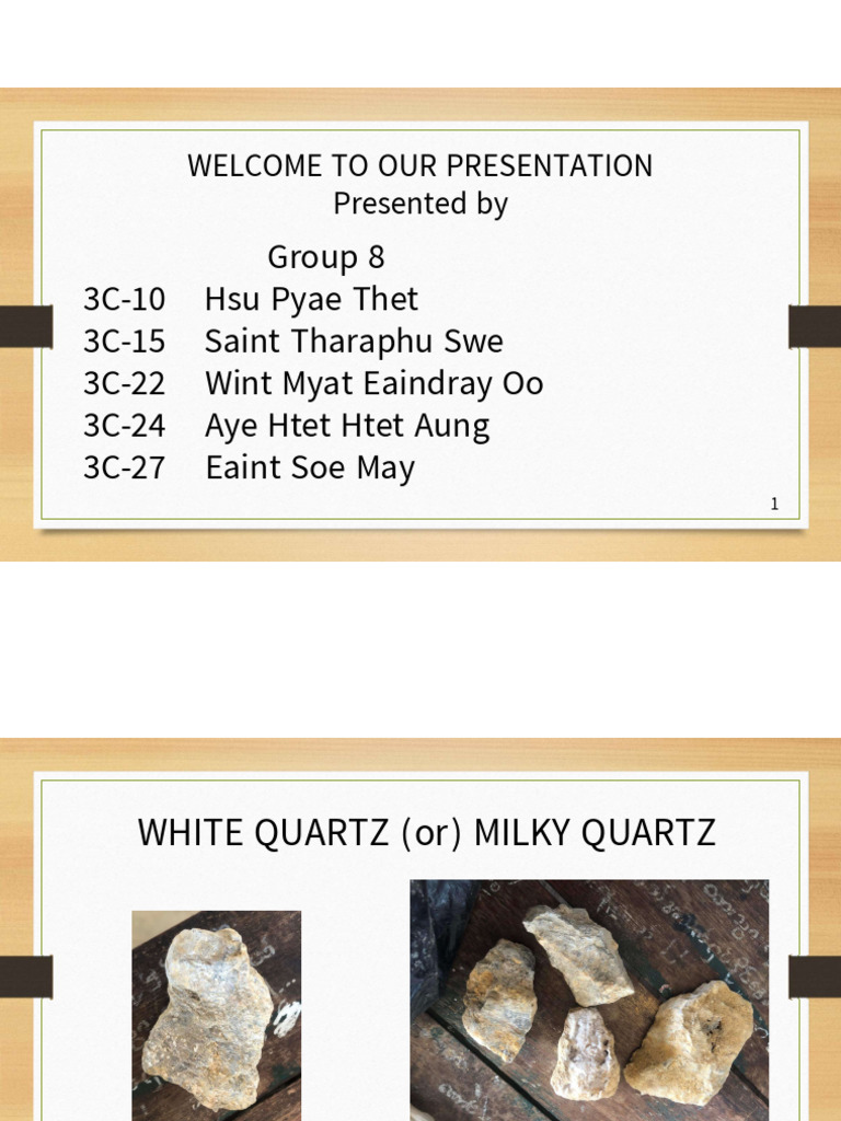 White Quartz PDF Quartz Geology