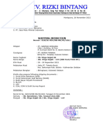 Shipping Intruction: Nomor: 028/SI-REV/RB-NK/XI/2021