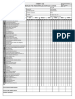 QAT-SGS-FO-15 Check List Pre Operacional Vehículos Ligeros Ver. 00