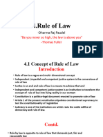 4.1 Concept of Rule of Law