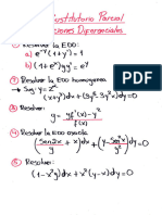 Examen Sustitutorio Parcial - Ecuaciones Diferenciales