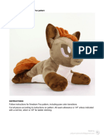 Vulpix Plushie Add-Ons To Fox Pattern by TeacupLion