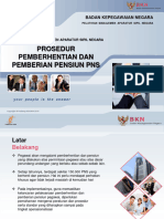 Materi Peserta - Pelatihan Prosedur Pemberhentian Dan Pemberian Pensiun PNS