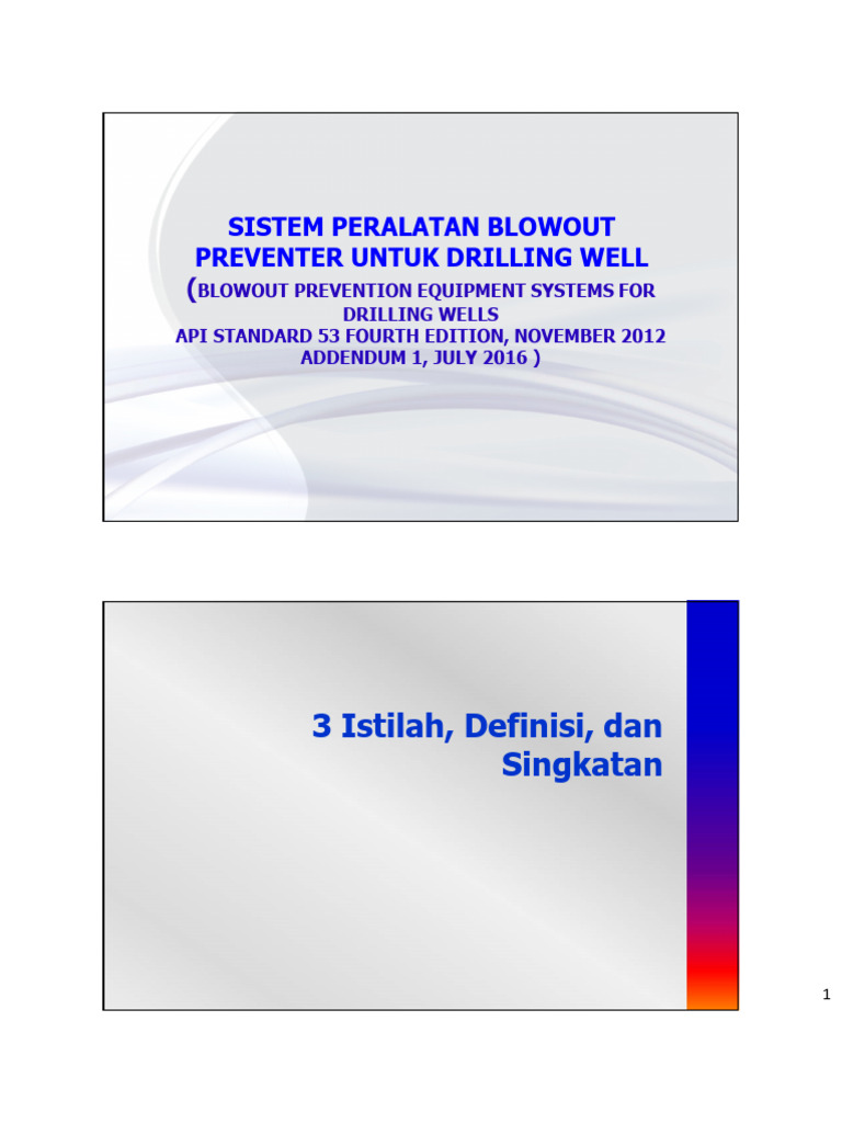 Sistem BOP Sesuai API Standard 53 | PDF | Komputer