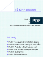 Kinh tế kinh doanh FTU