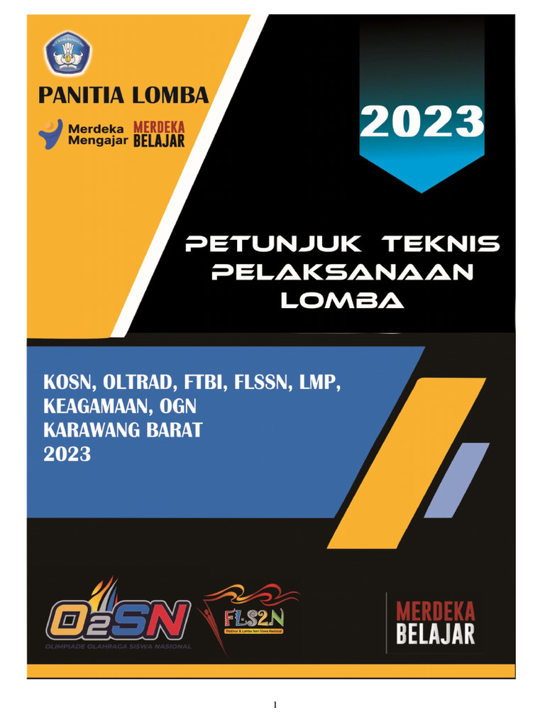 Juklak Juknis Lomba 2023 Pdf