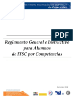 Reglamento General e Instructivo para Alumnos Competencias