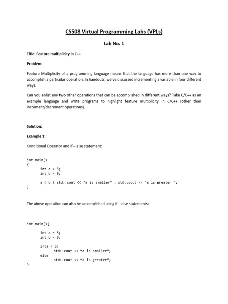 Virtual Programming Lab