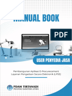 SIM LPSE PDAM Tirtanadi User Penyedia Jasa