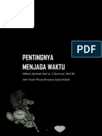 Pentingnya Menjaga Waktu