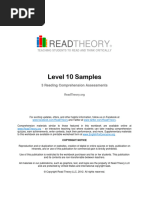 Level 10 Samples