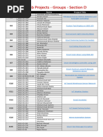 Sec D - COAL Lab Groups