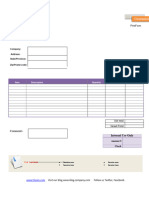 Free Invoice Template For Word