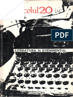 126 127 - 06!07!1971 Secolul 20 Revista de Literatura Universala LITERATURA SI EVENIMENTUL