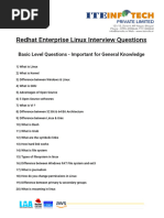 Redhat Interview Questions