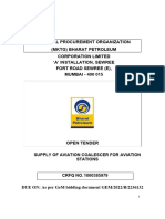 Central Procurement Organization (MKTG) Bharat Petroleum Corporation Limited A' Installation, Sewree Fort Road Sewree (E), MUMBAI - 400 015