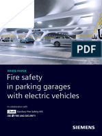 White Paper - Fire Safety in Electric Vehicle Parking Garages