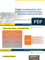 Pengawasan Oleh Komisi Informasi