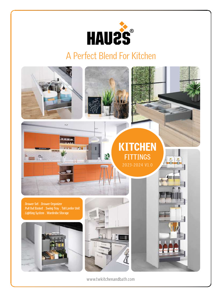 HAUSS Kitchen Fittings Catalogue 2023 | PDF | Door | Length