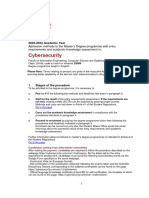 Cybersecurity: 2023-2024 Academic Year