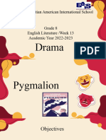 Pygmalion ACT 5