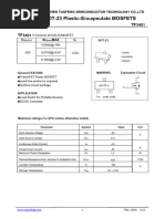 SOT-23 Plastic-Encapsulate MOSFETS: TF3401 TF3401