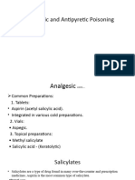 Toxicology Lecture 7 (Chapter 4 Analgesic and Antipyretic)