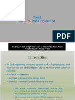 Soil Subsurface Exploration