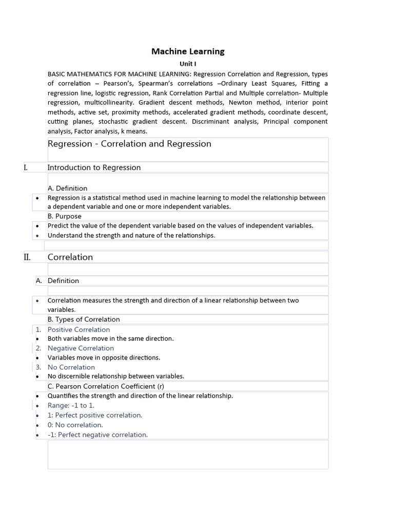 Machine Learning notes | PDF