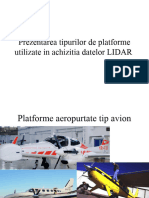 Prezentare 3 Prezentarea Tipurilor de Platforme Utilizate in Achizitia Datelor LIDAR