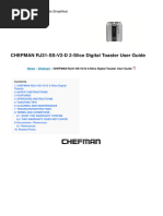 CHEFMAN RJ31-SS-V2-D 2-Slice Digital Toaster User en