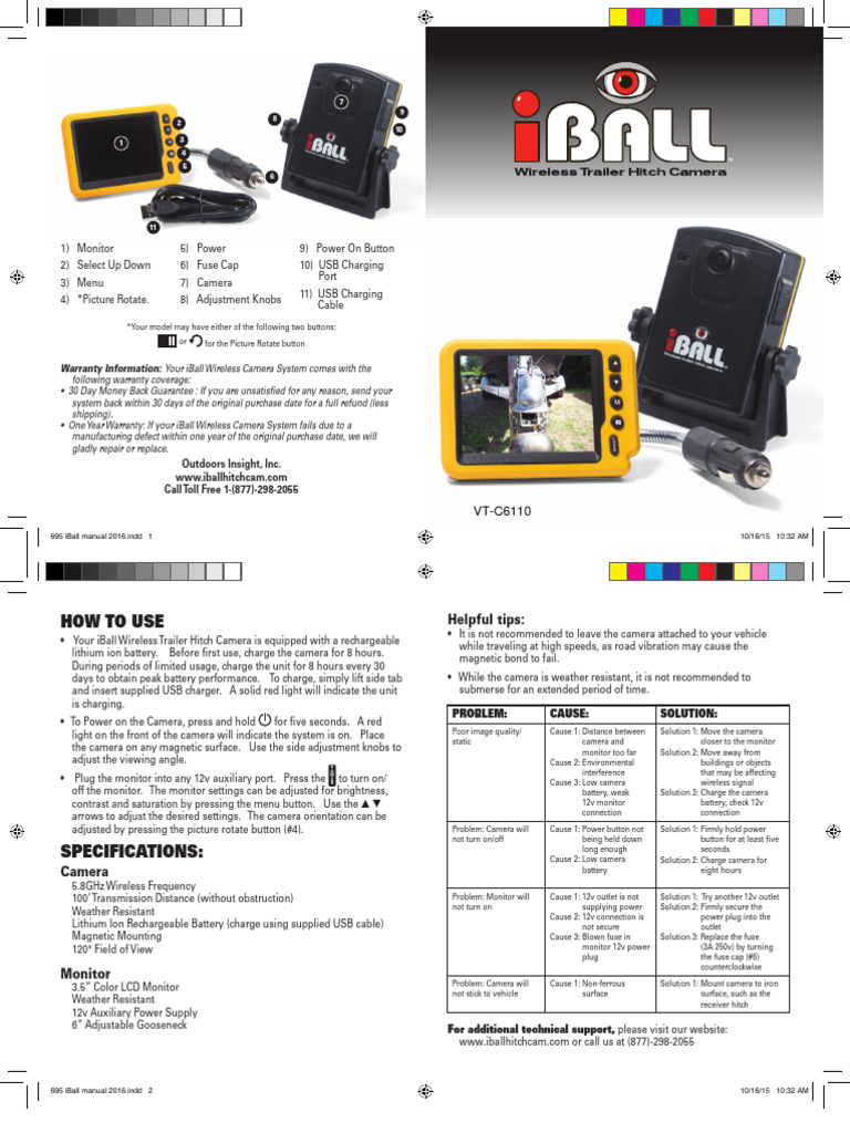IBall Wireless 5.8GHz Manual en | PDF