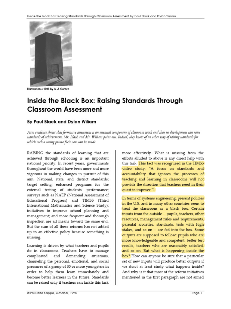 Unit 1 - Inside The Black Box | PDF