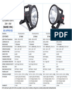 Fos Led Search Light 20w With 7800 Mah Lithium Ion Battery Range Up To 2 KM