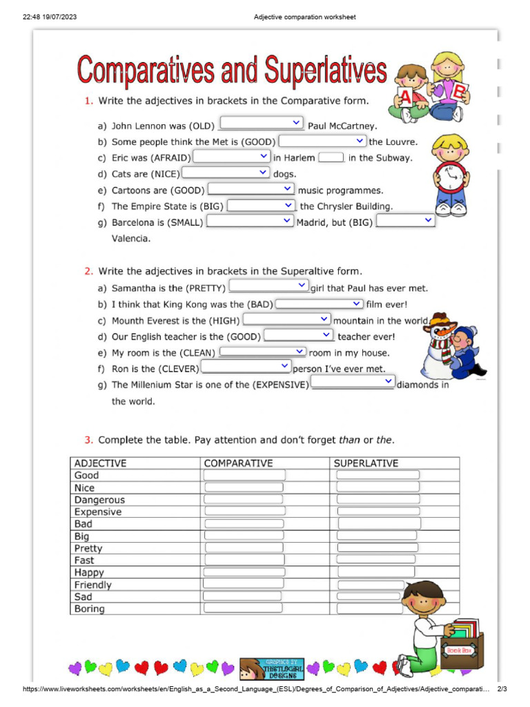 Superlative form PDF