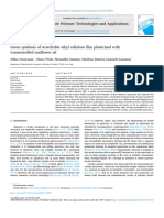 Green Synthesis of Stretchable Ethyl Cellulose Film Plasticized With Transertified Sunflower Oil