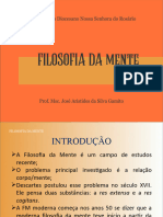 Filosofia da Mente -Introdução e percursores