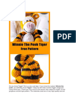 Crochet Tiger Tigger Amigurumi Free Pattern
