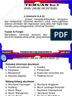 Pertemuan Ke-1 Gambaran Umum Akuntansi: Definisi Akuntansi (Menurut A.A.A)