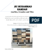 Abu Muhammad Hamdan Marbles, Granites and Tiles (Arabic)